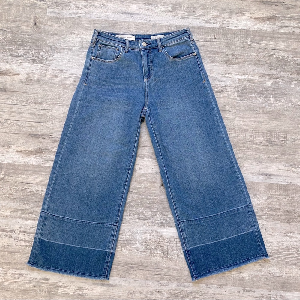 Anthropologie Pilcro Wide-Leg Jeans Petite